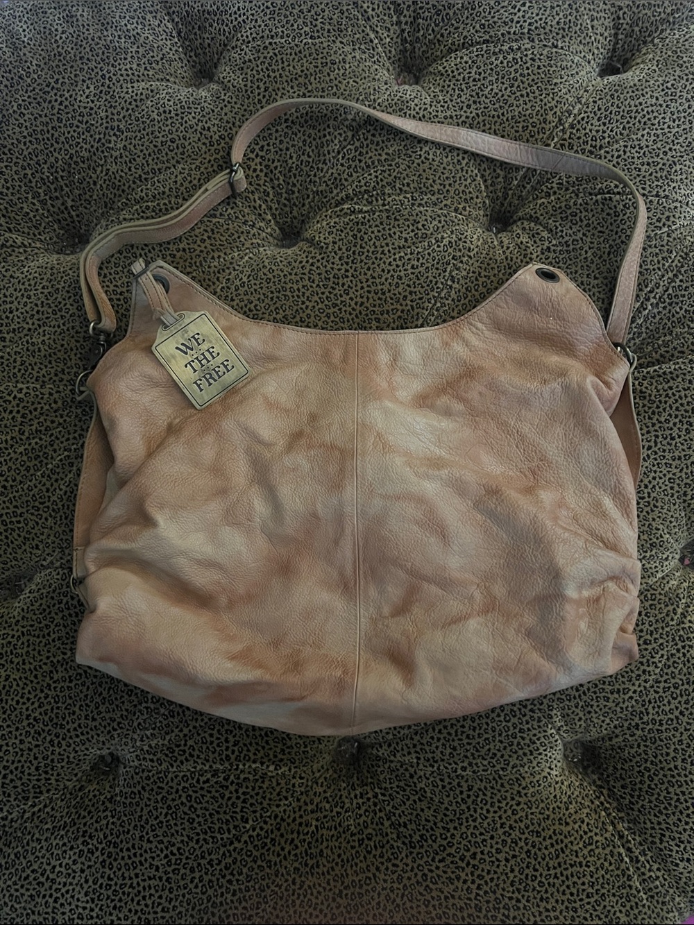 We The Free Sabine Slouchy Leather Shoulder Hobo Bag